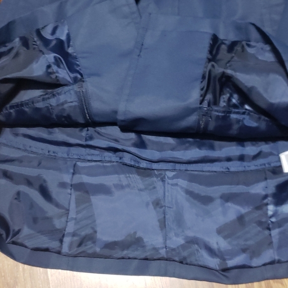 Womens XXS Dennis Basso jacket coat S blue - Picture 8 of 12